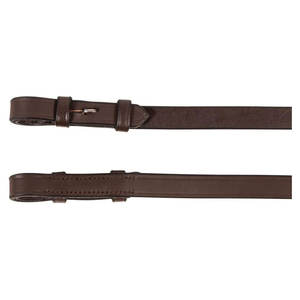 Riendas de goma marrón Premier para caballos, riendas ecuestres de cuero de búfalo flexibles, agarre Superior, competiciones de equitación, broca escolar - Product Image 2