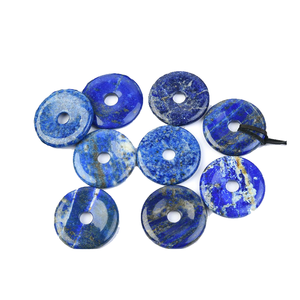 Donuts lapis lazuli pierre donut pierre naturelle cristal reiki pierres précieuses guérison donuts agate grossiste - Product Image 5