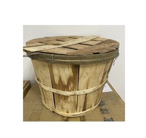 Cestas de madera de alta calidad con asas, proveedor de contenedores de almacenamiento de mariscos, cestas de madera sostenibles - Product Image 6