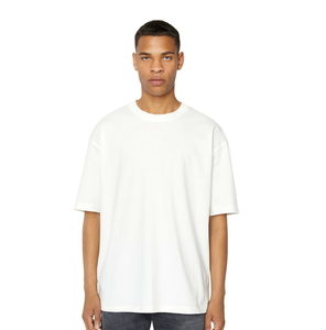 Haute qualité 100% coton 180 grammes poids lourd Hip Hop Streetwear imprimé Long Vintage surdimensionné T-Shirt pour hommes - Product Image 2