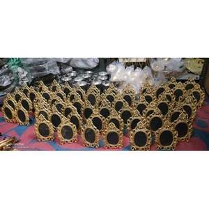 Cadre photo en aluminium avec accents en alliage de verre et bambou pour la décoration intérieure et les mariages - Product Image 2