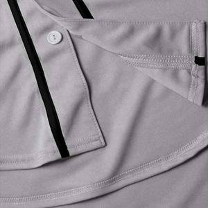 Maillot de baseball personnalisé pour hommes, écusson de broderie, logo, bande de sublimation, vêtements de sport imprimés, chemise de baseball bon marché personnalisée - Product Image 3