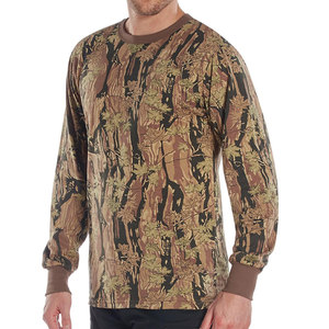 เสื้อสเวตเชิ้ตผู้ชายแฟชั่นทรงโอเวอร์ไซส์ผ้าฟลีซ 55% ผ้าฝ้าย 45% ผ้าโพลีเอสเตอร์ ลายพรางสำหรับฤดูหนาว - Product Image 5