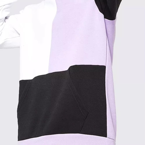 เสื้อฮู้ดดี้ผ้าฝ้ายสำหรับผู้ชายเสื้อมีฮู้ดผ้าคอตตอนสีพื้นไซส์ใหญ่พิเศษออกแบบโลโก้ได้ตามต้องการ - Product Image 4