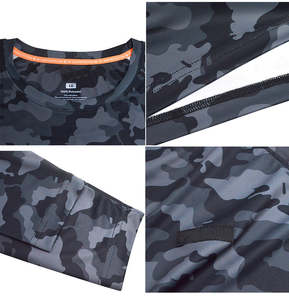 Nuevo diseño negro Camo sublimación impresión ventilación ropa de pesca personalizada 100% poliéster UPF protección solar camisas de pesca - Product Image 5