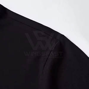 Vêtements de mode 100% coton coupe ample imprimé strass T-Shirt pour hommes nouveau Design hommes strass T-Shirts - Product Image 4