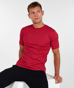 Camiseta Unisex Básica de Cuello Redondo y Corte Ajustado para Hombre, Etiqueta Personalizada, Técnica Puff, Algodón, Estilo Casual, Ligera y Transpirable - Product Image 3