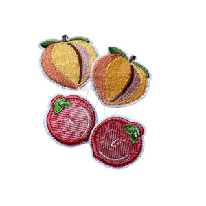 Parches bordados de tela de sarga personalizados ecológicos de alta calidad para mochilas escolares uniformes y ropa-colores y tamaños personalizados - Product Image 5