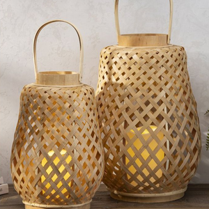 Lanternes en bambou faites à la main pour la décoration intérieure, les complexes hôteliers et l'éclairage naturel - Product Image 6