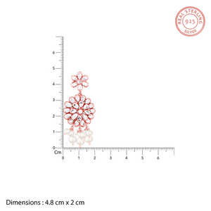 Boucles d'oreilles Ranjhana Chandbali Pearl - Product Image 5