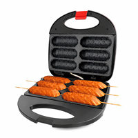 Machine à sandwich multifonction 8-en-1 à plaques interchangeables antiadhésives, gaufrier, machine à donuts et à gâteaux aux noix pour la maison – Vente chaude