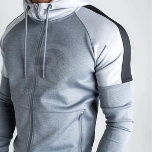 Vêtements de sport pour hommes, vêtements de course, vêtements d'entraînement, vêtements de fitness, survêtements pour hommes avec fermeture éclair, sweat à capuche pour hommes - Product Image 3