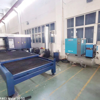 Compresseur d'air rotatif à vis haute pression 20 Hp 16 Bar Pompe à air PLC Moteurs de motos stationnaires Fabricant d'huile moteur par avion