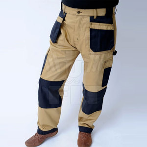 กางเกงเซฟตี้สำหรับผู้ชายกางเกงทำงานแบบพรีเมียมกางเกงนิรภัยแบบปรับแต่งได้2025มีกระเป๋า - Product Image 5