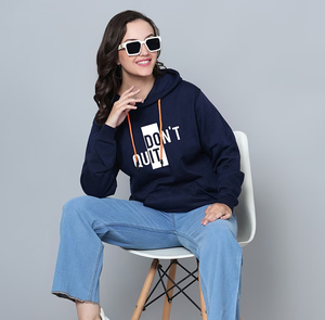Sudadera con Capucha de Alta Calidad para Mujer, Estilo Urbano, Cómoda, de Algodón, Talla Grande, Sudadera con Capucha para Mujer, la Mejor Tendencia de 2025 - Product Image 4
