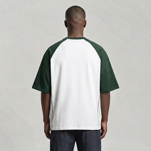 Camisetas casuales personalizadas para hombre al por mayor, de calidad premium y lujo, corte holgado, 100% algodón, lisas, con impresión de logotipo en seda personalizada. - Product Image 5