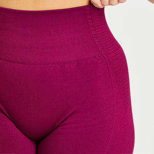 Shorts Deportivos de Cintura Alta para Mujer, Sin Costuras, para Yoga, Gimnasio, Ropa Deportiva, Compresión Elástica Suave, Pantalones Deportivos - Product Image 5