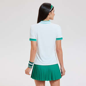 Custom Breathable Gym Yoga Fitness <b>Polo</b> Short Sleeve Women T-Shirts Color Block <b>Polo</b> <b>Sports</b> <b>Polo</b> Shirt Women badminton uniform - Product Image 2