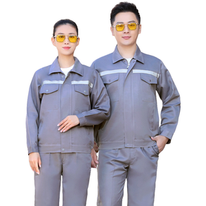 Conjunto de ropa de trabajo de manga larga, ropa de seguridad de protección laboral de fábrica resistente a la suciedad y al desgaste - Product Image 2