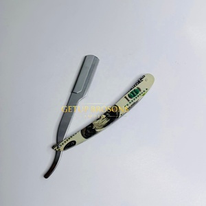 Maquinilla de afeitar profesional de seguridad para hombre, de una sola hoja, de acero inoxidable, con diseño recubierto de papel, personalizable, marca privada - Product Image 2