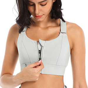 Vente en gros de soutien-gorge de sport uni pour femmes vêtements de yoga sans couture de haute qualité pour femmes soutien-gorge de sport de taille supérieure pour filles - Product Image 6