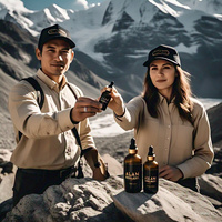 Compléments alimentaires liquides oraux 100% naturels de Shilajit de l'Himalaya avec acide fulvique pour le soutien immunitaire, non destiné aux femmes enceintes