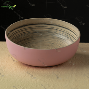 Tazón de Bambú Clásico Hecho a Mano, Ecológico y Desechable, de 25 cm de Diámetro y 0.01 kg de Peso, para Servir en Fiestas y Uso en la Cocina, Personalizable OEM - Product Image 3