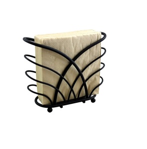 Nouveau haut de gamme en gros restaurant utiliser porte-serviettes en papier treillis métallique fil de table porte-papier support à prix réduit - Product Image 2