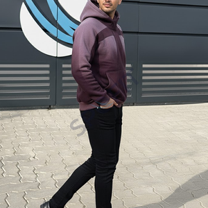 Wholesale 100% Cotton Men's Pullover Hoodies <b>Oversized</b> Custom Print Sun Faded Eco-Friendly <b>Fleece</b> High Quality <b>Hoodie</b> - Product Image 5