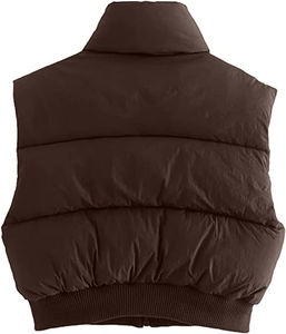 Chaqueta Acolchada de Diseñador de Lujo de Alta Calidad para Mujer, Abrigo de Invierno Elegante, Chaleco Acolchado Corto de Moda para Mujer, Transpirable con OEM - Product Image 2