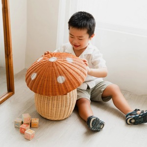 Panier de rangement en rotin naturel - Moderne, écologique, multifonctionnel, polyvalent - Product Image 4