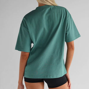 Qualité supérieure 100% coton coupe régulière T-Shirt personnalisé respirant femmes été T-Shirt femmes surdimensionné T-Shirt pour décontracté - Product Image 4