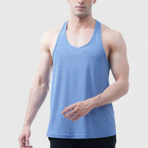 Camisetas sin mangas de entrenamiento en blanco de alta calidad gimnasio Fitness 100% algodón poliéster verano Streetwear ropa de hombre de talla grande camisetas sin mangas 2025 - Product Image 2
