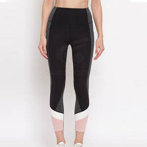 High Quality Women's Yoga <b>Legging</b> with Elastic Waist Custom Logo Solid <b>Pattern</b> in Reasonable Price - Product Image 3