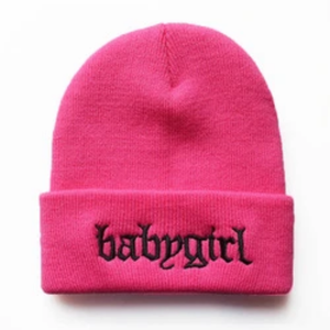 Diseño de logotipo personalizado invierno logotipo grande estampado Jacquard Unisex Streetwear sin puños gorro de punto hecho a mano Premium - Product Image 2