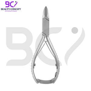 Heavy-Duty Curved Blade Nail Clippers for Thick Nails Back-<b>Lock</b> Toenail Clippers Stainless Steel Podiatry Nippers - Product Image 3