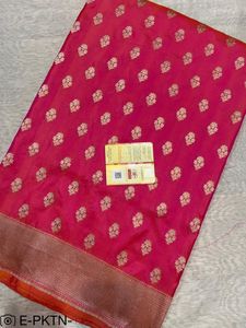 Choli hecho a medida Abrace the Opulence: saris de seda brocada para cada ocasión Ideal para ocasiones festivas y eventos especiales - Product Image 3