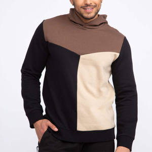 Sudadera con Capucha Blanca Premium para Hombre, Estilo Casual y Deportivo, Mezcla de Poliéster/Algodón, Franjas Laterales, Cordones Blancos - Product Image 2