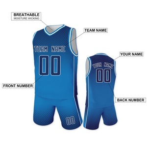 Maillots de basket tendance et respirants, uniformes d'équipe légers de qualité supérieure, uniformes de basket imprimés par sublimation - Product Image 2