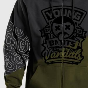 Pull surdimensionné 100% coton mélangé sweats à capuche pour homme sweats à capuche décontracté surdimensionné hommes sweats à capuche sweats pour garçon - Product Image 2