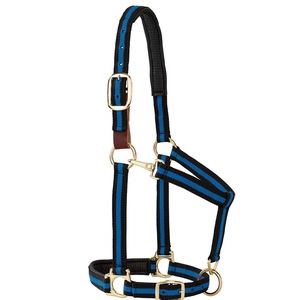 SAISHAS Durable Nylon acolchado Noseband y cuero fuerte Halter Hardware personalizado para uso diario Comfort English Saddle Horse - Product Image 1