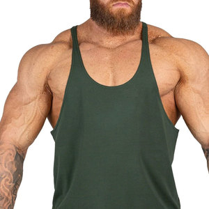 Débardeur sans manches personnalisé pour hommes pour Gym Fitness respirant tricoté Stringer Vest vêtements de musculation masculin en vente - Product Image 6
