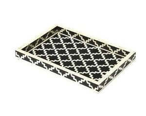 ถาดเสิร์ฟเครื่องดื่มแบบฝังทำมืออุปกรณ์ถาดตกแต่งอาหารผลไม้กาแฟชา - Product Image 5