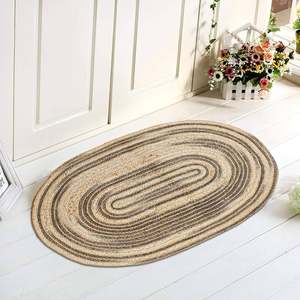 Wholesale Jute <b>Rugs</b> Flat Weave Natural Handmade Indian <b>Carpet</b> <b>Rugs</b> 2023 Best Seller From India - Product Image 6