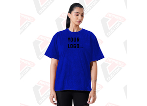 เสื้อยืดผ้ายีนส์ผ้าฟอกสีนวลสำหรับผู้หญิงผ้าปะติดผ้านุ่มใส่สบายทันสมัยเป็นมิตรกับสิ่งแวดล้อมฤดูร้อน - Product Image 6