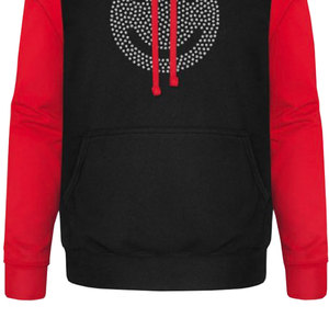 Sweat à capuche pour homme de haute qualité avec strass, logo personnalisable, cristal brillant, pull en polaire d'hiver, style streetwear, hip hop, designer - Product Image 4