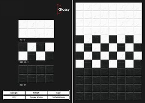 Azulejo de pared Exterior de 300x600mm mate 600X300 ceniza esmaltada al aire libre porcelana flor pared y suelo azulejo y azulejo de porcelana - Product Image 4