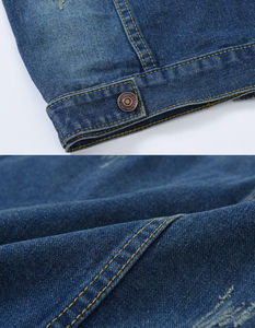 Sólido Vintage Jean Chaleco Elegante Alta Calidad Casual Premium Chalecos Precio Razonable Logotipo Personalizado Moda Otoño Denim Chaleco Hombres - Product Image 3