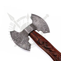 Handgefertigte Wikinger-Axt aus Kohlenstoffstahl mit Rosenholzgriff, Industriequalität, Maßanfertigung ODM/OEM, Geschmiedet, Hochwertig, 20 Zoll, 1,5 KG