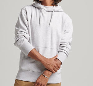 100% Cotton French Terry Winter Oversize <b>Thick</b> <b>Fleece</b> Drop Shoulder Plain Dyed Custom Men Hoodies Wholesale - Product Image 1